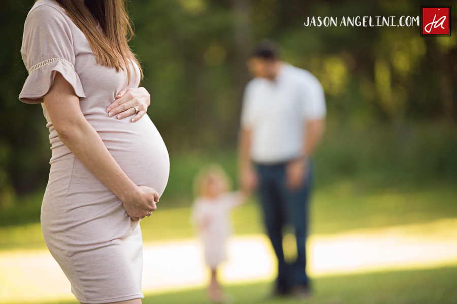 Plant City Maternity Session with Stephanie, Thomas, and the Big Sister to Be