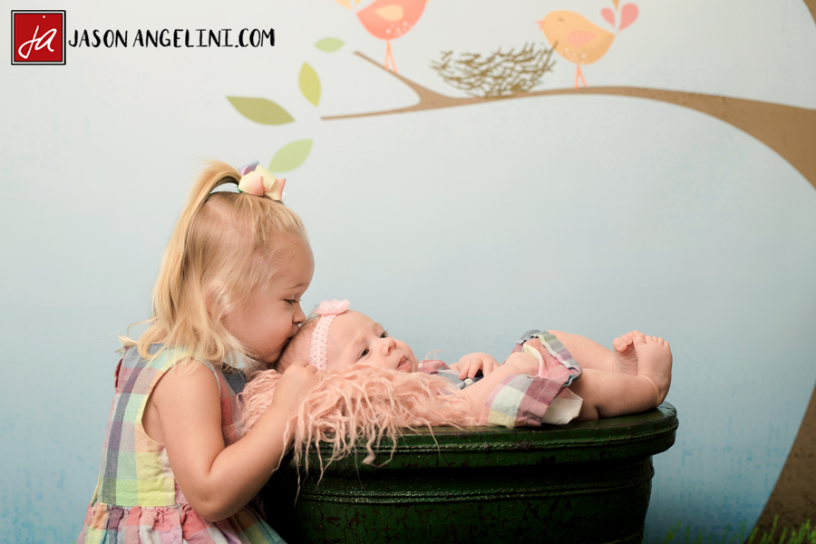 Riverview Studio Session for Lauren and Joe’s Three Month Old